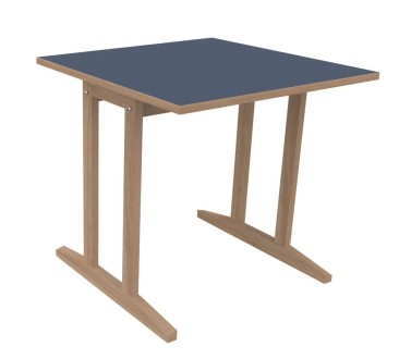 Table Soline piètement à dégagement latéral - 80x80 cm